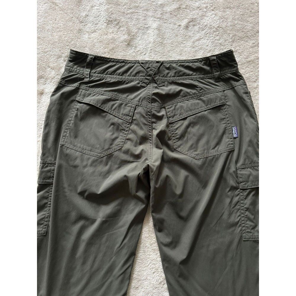 Patagonia Women's Green Water Cargo Shorts Pockets Outdoor Hiking Bermuda Sz 2 - Picture 7 of 12